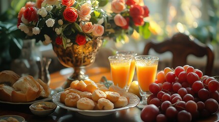christmas table setting
