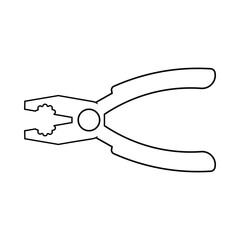 work tool, electric tool, cutting tool, pliers icon