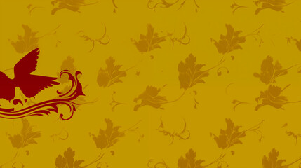 Obraz premium Yellow Floral, Flowers, Abstract Image, Texture, Pattern Background, Wallpaper, Smartphone Cover and Screen, Cell Phone, Computer, Laptop, 9:16 and 16:9 Format