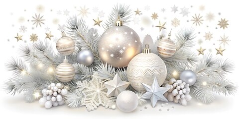 Fototapeta premium christmas tree decorations