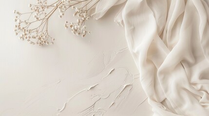 Banner on light beige background with space for text