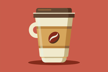 A unique coffee cup design showcases customization potential, ideal for inspiring coffee lovers during their morning rituals