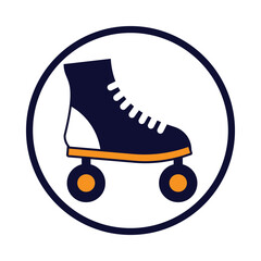 roller skating, shoe, wheel, shoe wheel, roller skate icon