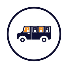 bus, car, school bus, truck, school bus icon