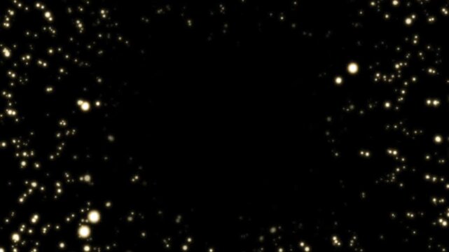 4K Gold Sequins Shiny Dust Drop Overlay | Black Background Screen | High-Quality Video Effect for Elegant, Glittering, and Glamorous Visuals | Perfect for Event Videos, Parties, and Luxury Projects