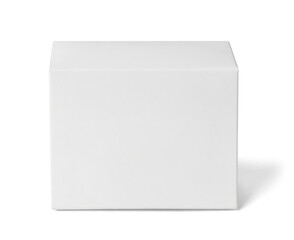white box package mock up template product background design container cardboard blank paper pack
