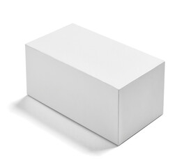 white box package mock up template product background design container cardboard blank paper pack