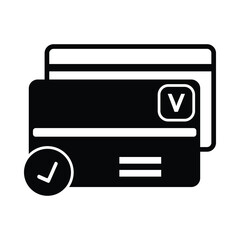 Card, atm card, payment, bank cheque, lock, secure, protection, secure payment icon
