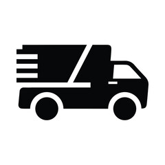 car, bus, truck, delivery van, van car, van icon