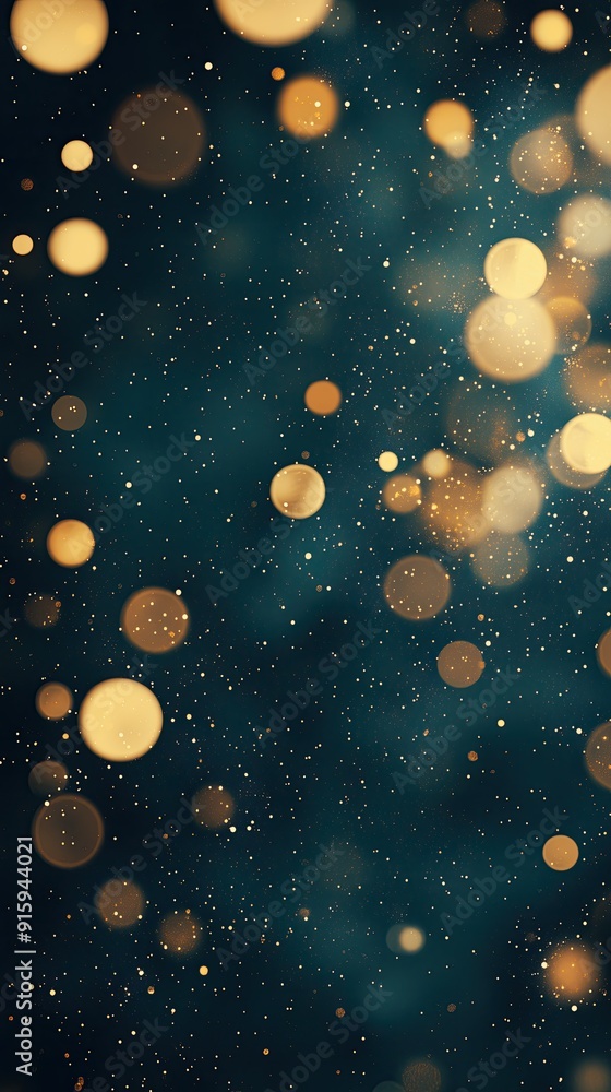 Aufkleber glittering abstract particles on dark background with sparkling details. high-resolution art for des