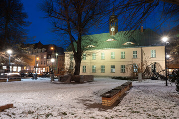 2023-12-05; Evening view of the Maritime Museum. Swinoujscie. Poland