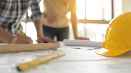 Planning Home Renovation - Client and Contractor Discussing Renovation Plans Icon