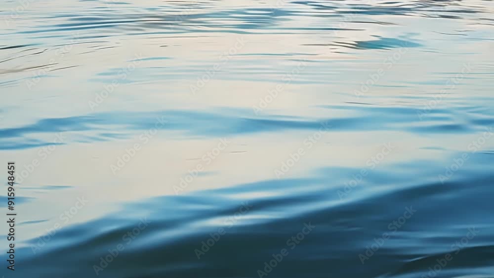 Poster with its calming sound and hypnotic movements the winds effect on the waters surface is both captiva