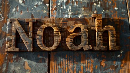 Wooden Teak personalized postcard perfect for decor.