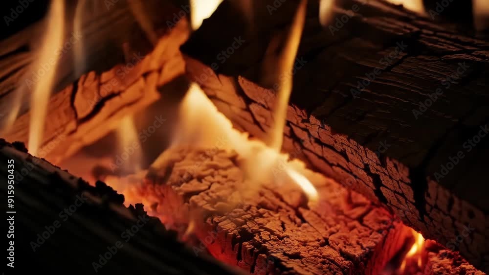 Aufkleber a closeup shot captures the slow burning of a single ember its light fading and growing more intense
