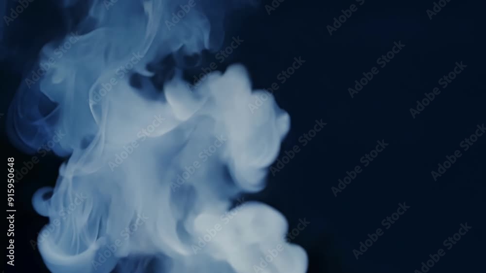 Poster The intricate patterns of smoke drifting up from a smoldering log tendrils dancing and curling in the air before fading into the night.