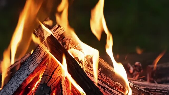 A zoomedin shot of a strategically p firestarter igniting a pile of kindling a small but potent spark quickly engulfing the dry wood.