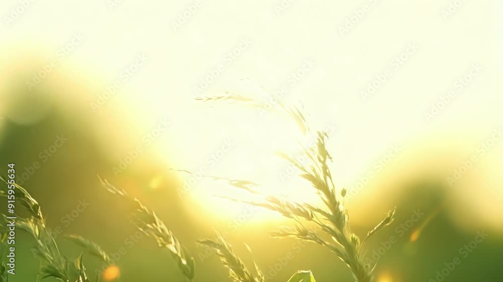 Poster the unfurling of tightly tendrils stretching and reaching towards the sun in a slow and graceful mot
