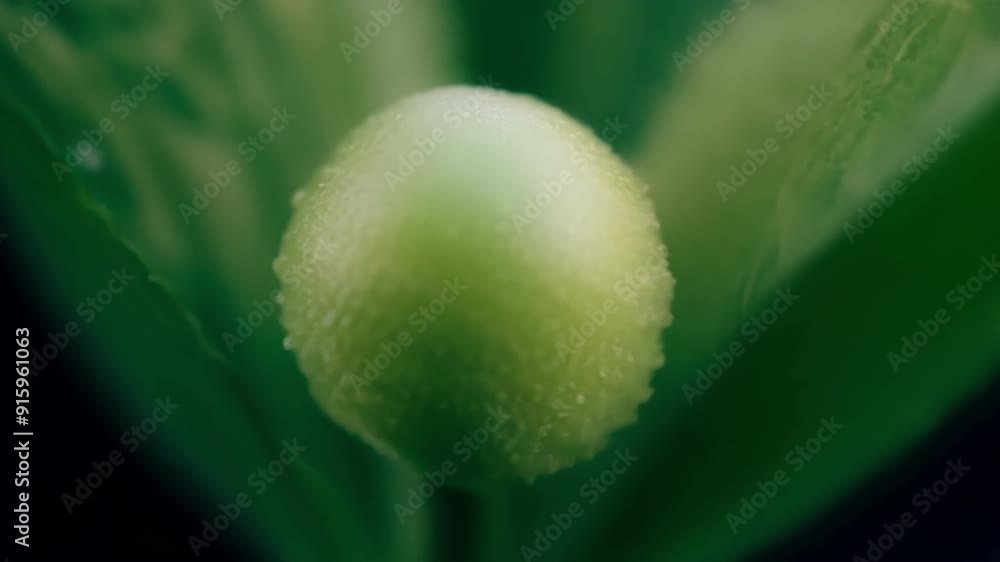 Poster the pistils ovary comes into sharp focus showcasing its round plump shape and delicate green hue.