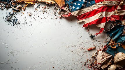 Abstract watercolor splatter paint grunge backdrop with ink and paper texture