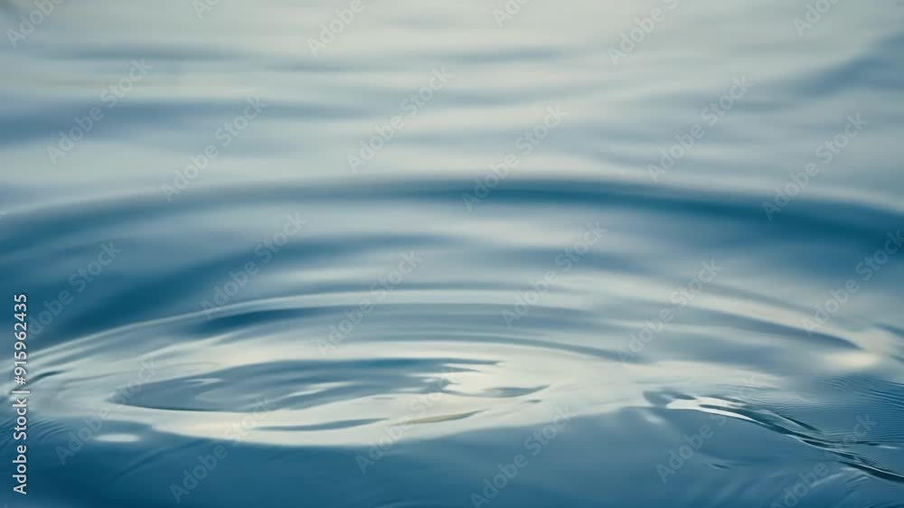 Poster In slow motion the ripples seem to swirl and twirl creating a calming and tranquil effect on the waters surface.