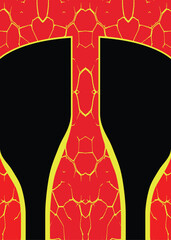 sublimation jersey design grunge abstract lightning stripes sporty background