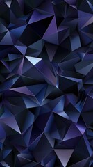 Fototapeta premium A striking blend of deep blue and black geometric shapes forms an intriguing abstract texture