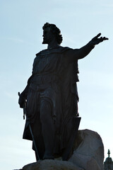 Silhouette: William Wallace Statue, Aberdeen