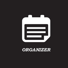 Organizer week icon vector image 