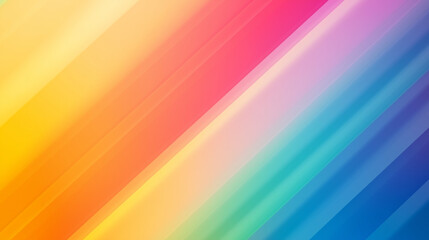 Diagonal Gradient Rainbow Background in Soft Pastel Colors