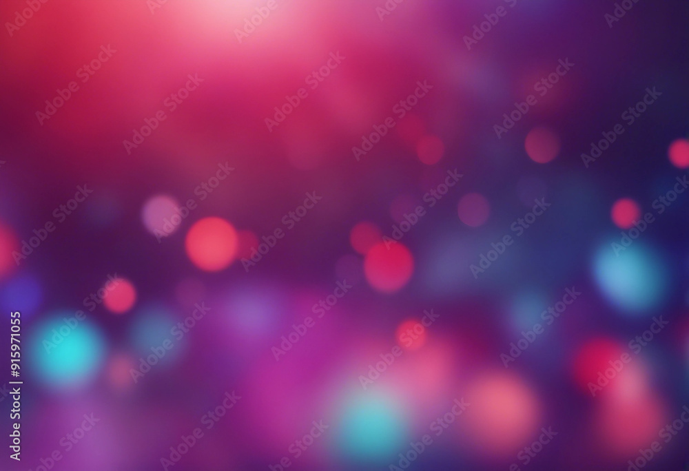 Poster abstract background with bokeh light blue red purple colorful gradient background ai generate