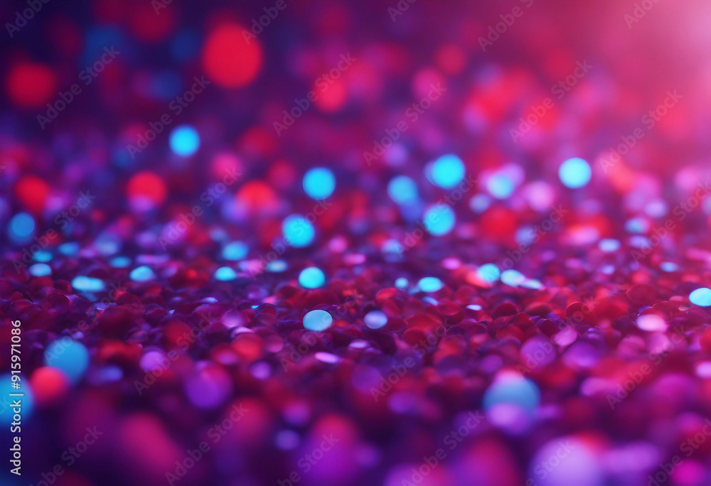 Poster abstract background with bokeh light blue red purple colorful gradient background ai generate