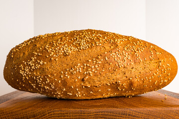 Rustic Italian loaf of bread