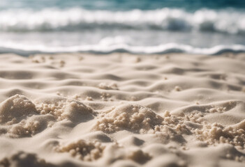 Sea beach scenery sand isolated on white and transparent background