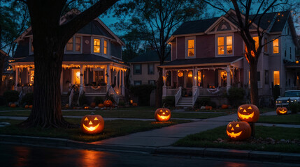 Obraz premium halloween scene
