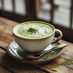 抹茶、抹茶ラテ、緑茶 Generative AI