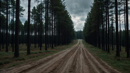 Fototapeta premium path in the woods