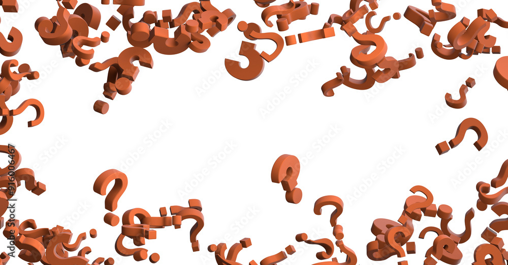 Aufkleber question marks quiz doubt survey fa