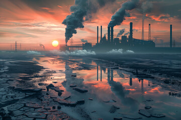 fossil fuel crysis & environmental pollution,desturction done by human activities