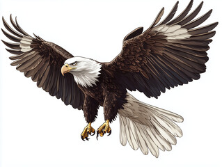 Fototapeta premium american bald eagle