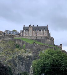 Fototapeta premium Castle in Scotland at sunset