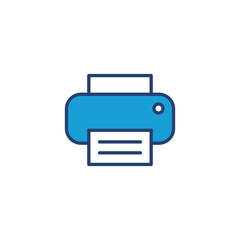 Print icon vector. printer icon vector.