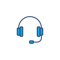 Headphone icon vector. Headvector icon symbols