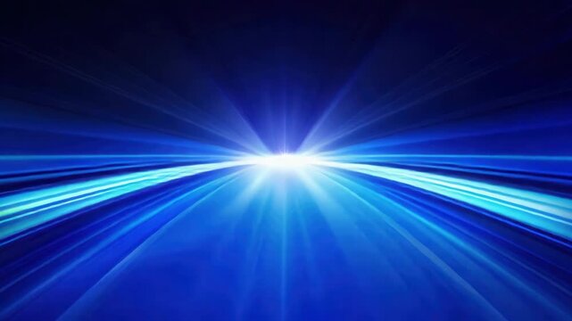 Vibrant blue rays of light radiate from a central point, creating a stunning visual effect perfect for backgrounds and design elements.