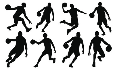 Basketball player silhouette
