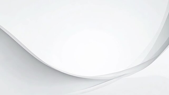 Clean and Contemporary: White Abstract Loop Background for Videos