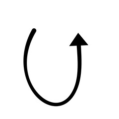 Arrow Doodle Line Vector 