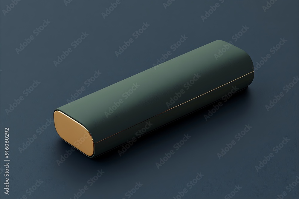 Wall mural sleek eyeglass case mockup for product presentation