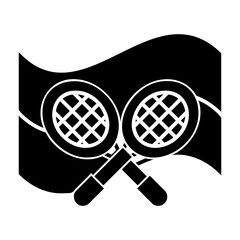 badminton competition Solid icon