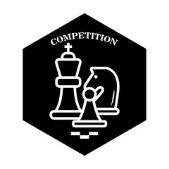 Chess competition Solid icon